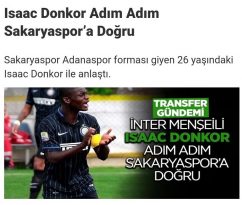 Donkor Sakaryaspor’a Doğru