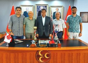 Çifte Kupalı Şampiyondan MHP İl Başkanı Avcı’yı Ziyaret