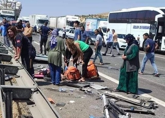 Gaziantep’te zincirleme kaza: 16 ölü 21 yaralı