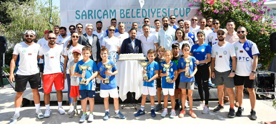 Başkan Bilal Uludağ’ın tenis heyecanı