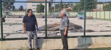 Kayhan Kaynak Kardeşler stadı bakımda