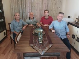 Bozan-Sümer-Hoşfikirer Sürer’e Geçmiş Olsun Ziyareti