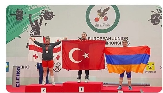 Sara Yenigün Avrua Şampiyonu