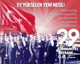 Cumhuriyetimizin 99.yıldönümü kutlu olsun