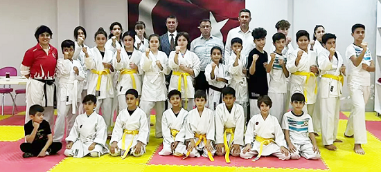 Başarılı sporcuların kuşak heyecanı