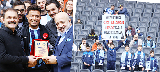 Başkan Sancak’a plaket