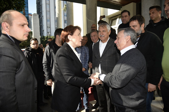 Meral Akşener ve Ahmet Nur Çebi, Zeydan Karalar’ı ziyaret etti
