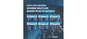 2023-2024 Kombine Biletler satışta…