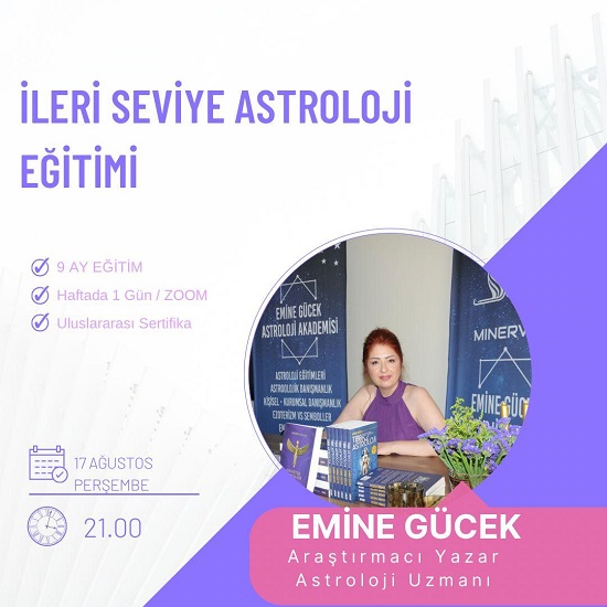 Minerva Emine Gücek Astroloji Akademisi Yeni Sezona Hazır