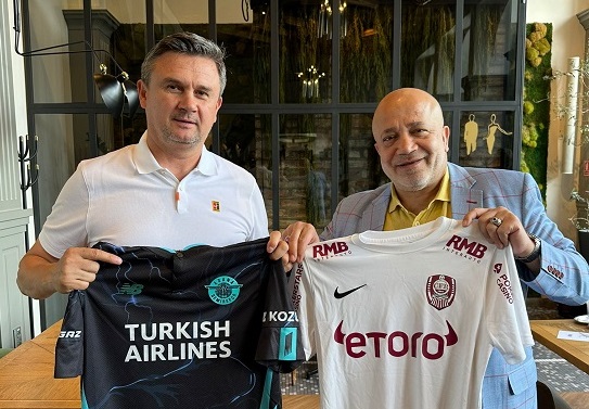 Yönetim, resmi maç yemeğinde CFR Cluj yönetimiyle bir araya geldi