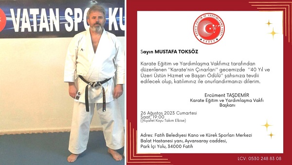 Mustafa Toksöz’e büyük onur!