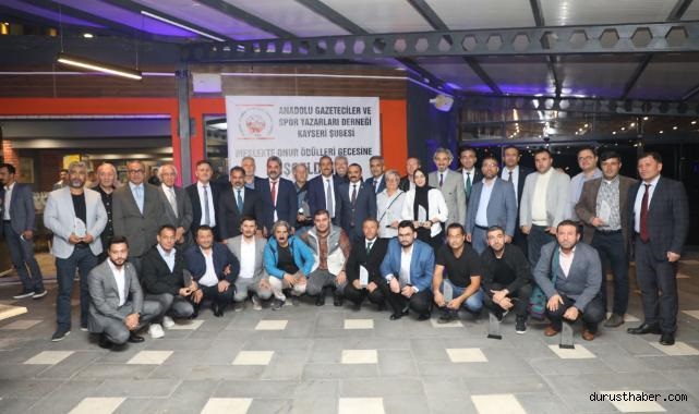 AGSYD Kayseri Şubesi’nin “Meslekte Onur Gecesi” İncesu’da düzenlendi