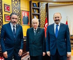 Kutlu ile Şafak, MHP Genel Başkanı Devlet Bahçeli’yi ziyaret ettiler