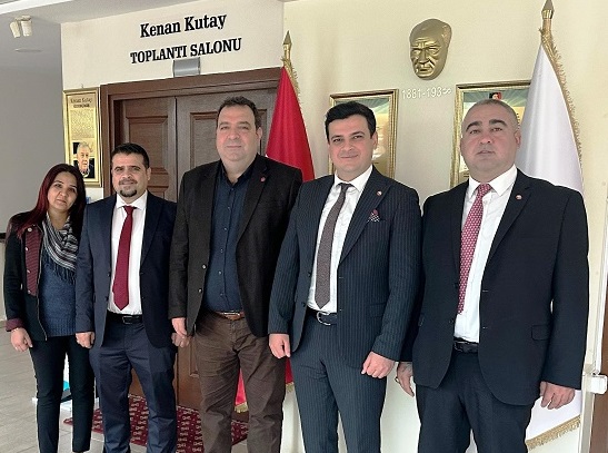 Adalet Partisi Belediye Başkan Adaylarından ASKF’ye ziyaret