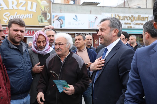 Başkan Kocaispir Seyhan’da Esnafı Ziyaret Etti