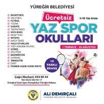 Yüreğir’de Yaz Spor Okulları Başlıyor