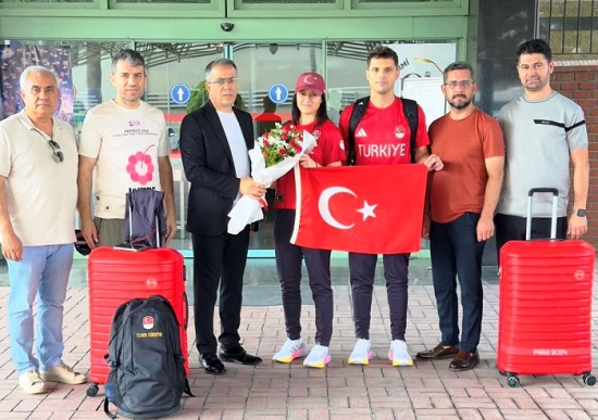 Milli Sporcu Sibel Altınkaya 2024 Paris Olimpiyat Oyunları’na uğurlandı