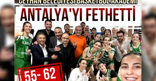 Ceyhan Belediye Basketbol Akademi Şampiyonluğa Yürüyor