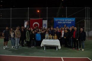 Seyhan’da Tenis Turnuvasında Kupalar Sahibini Buldu