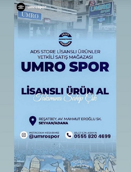 Demirspor Lisanslı Ürünleri Umro Spor’da