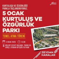 Kurtuluş ve Özgürlük Parkla taçlandırıyoruz