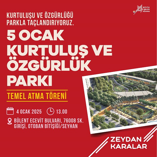 Kurtuluş ve Özgürlük Parkla taçlandırıyoruz