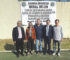 Çukurova Üniversitesi’nde Meral Delen adına UNİLİG düzenlendi
