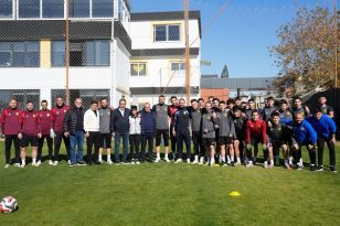 Murat Şahin, Adana 01 Futbol Kulübü’nü ziyaret etti