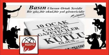 AGSYD’den, “Çalışan Gazeteciler Günü” Açıklaması: