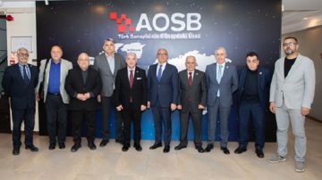 ÇGC Yönetim Kurulu AOSB’yi ziyaret etti