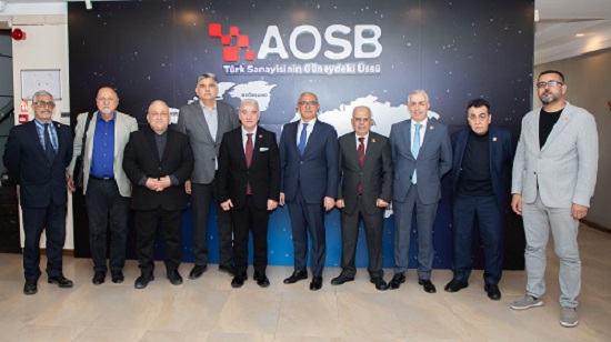 ÇGC Yönetim Kurulu AOSB’yi ziyaret etti