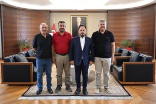 Sarıçam Kürkçüler Spor’dan Başkan Bilal Uludağ’a ziyaret