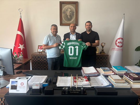 Sariçam Kürkçüler Spor’dan Nihat Döngele’ye Hayırlı Olsun Ziyareti
